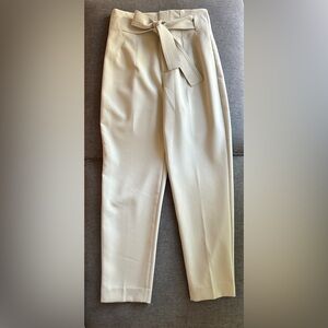 NWOT ZARA tie front pants Size M